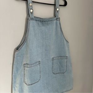 Denim Overalls Dress